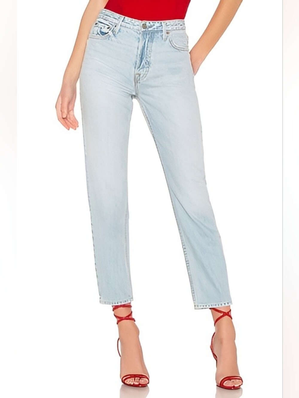 GRLFRND Devon High-Rise Slim in Asking For It Size 24 NWT